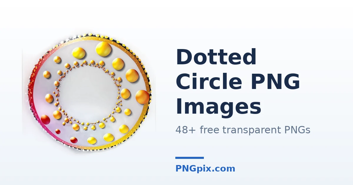 Dotted Circle PNG images