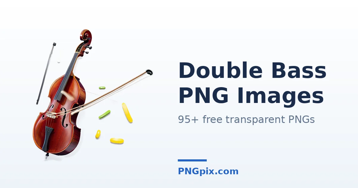 Double Bass PNG images