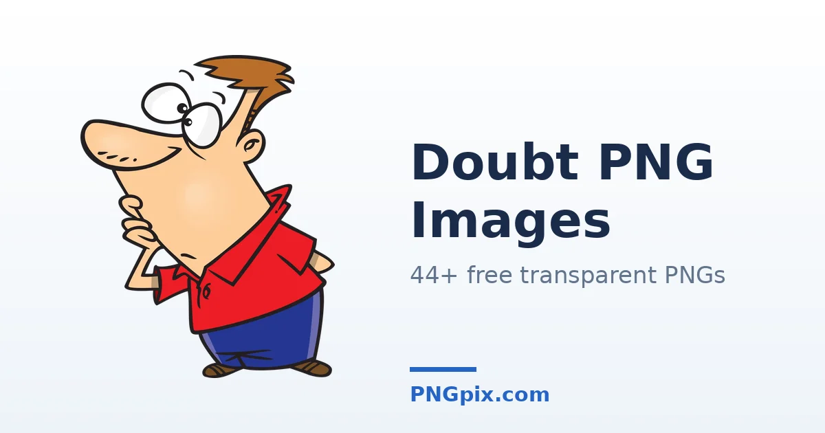Doubt PNG images