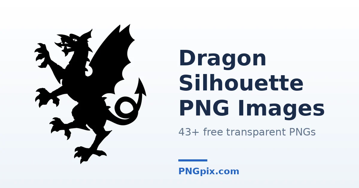 Dragon Silhouette PNG images