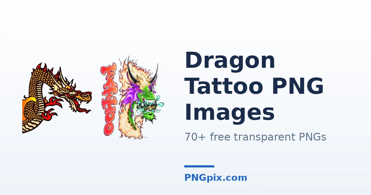 Dragon Tattoo PNG images