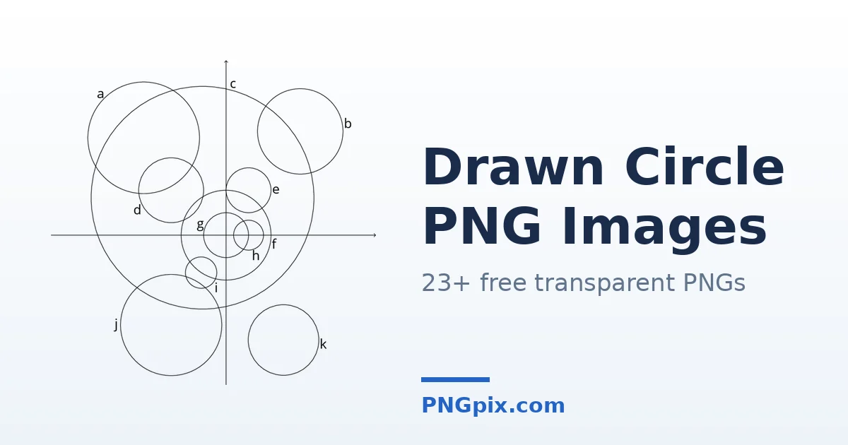Drawn Circle PNG images