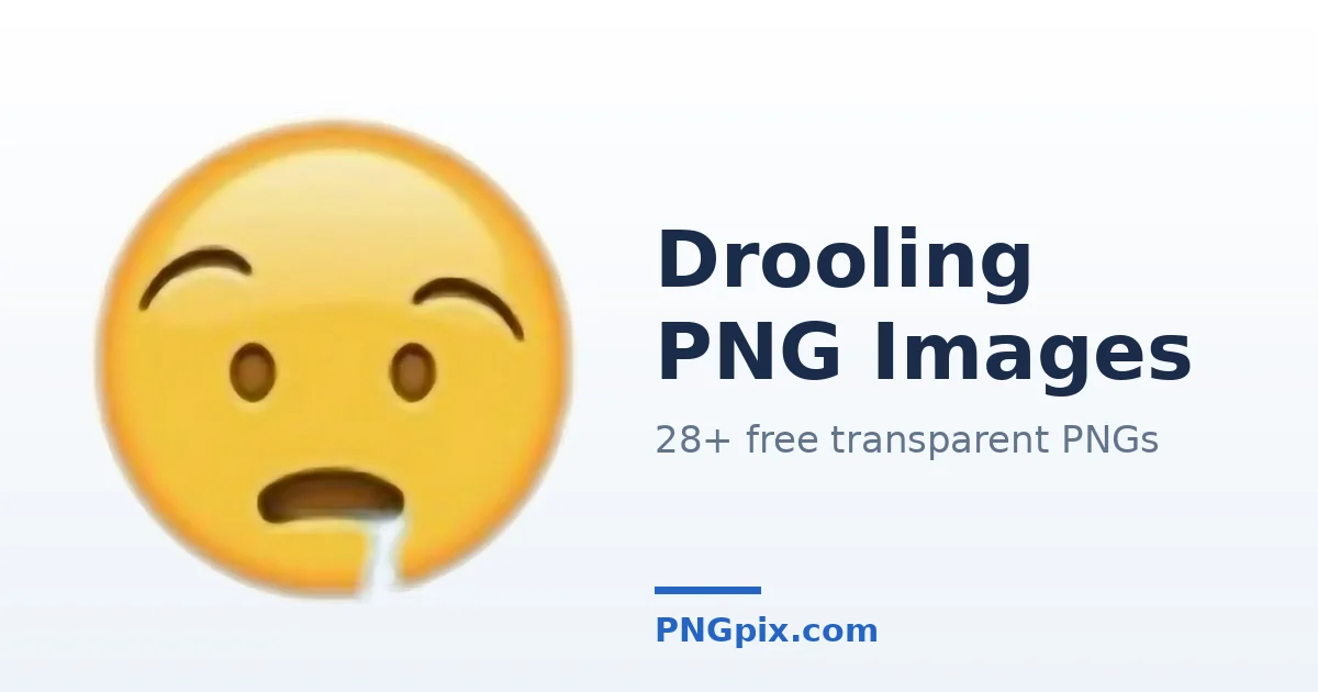 Drooling PNG images