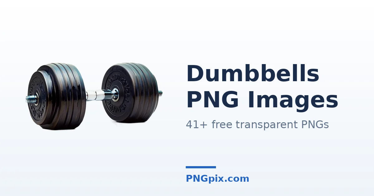 Dumbbells PNG images