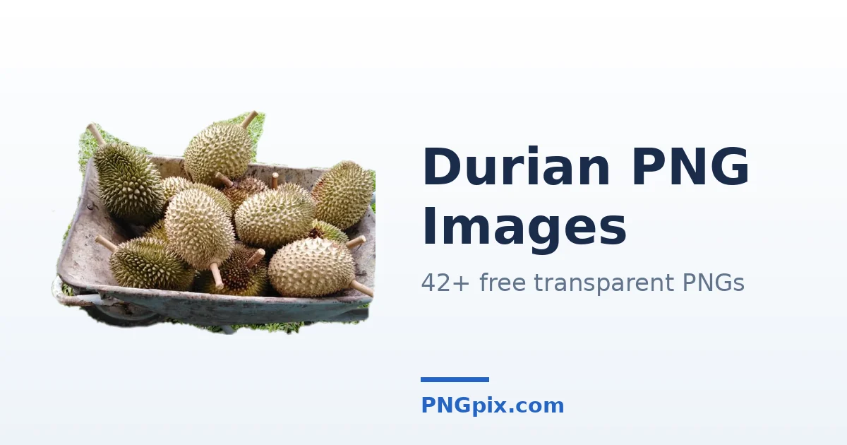 Durian PNG images
