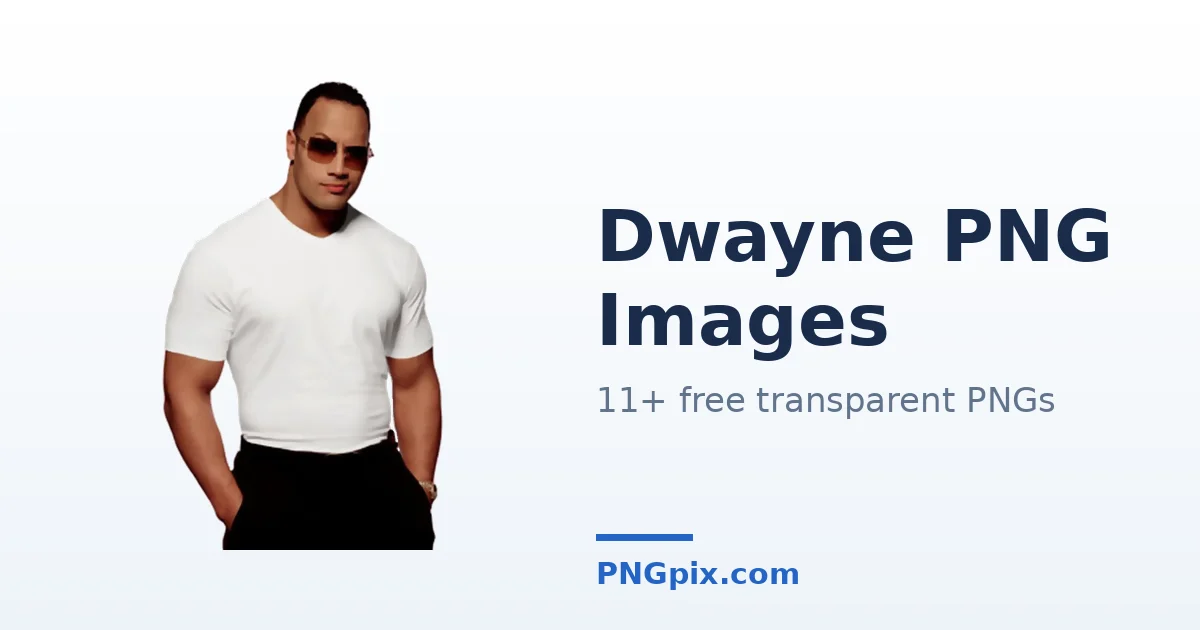 Dwayne PNG images