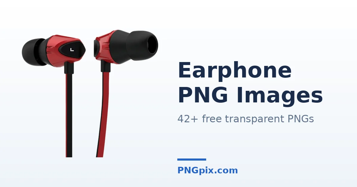 Earphone PNG images