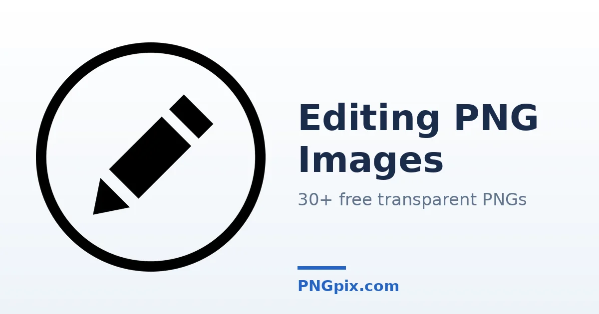 Editing PNG images