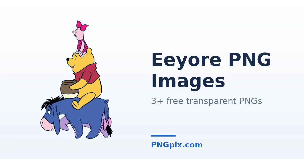 Eeyore PNG images