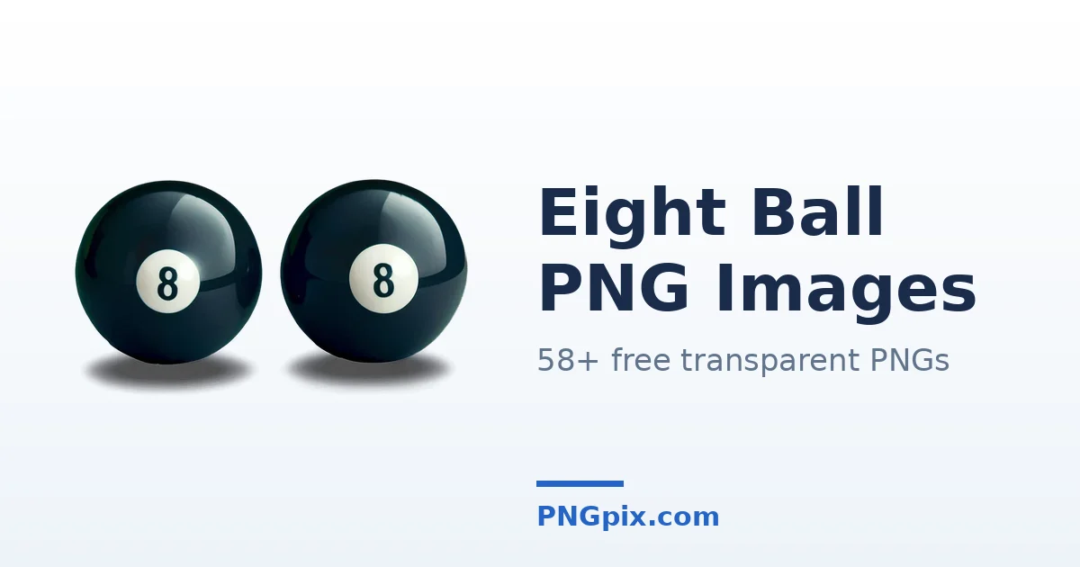 Eight Ball PNG images