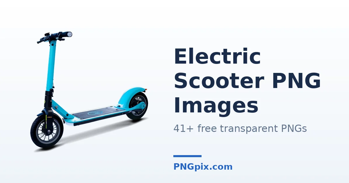 Electric Scooter PNG images