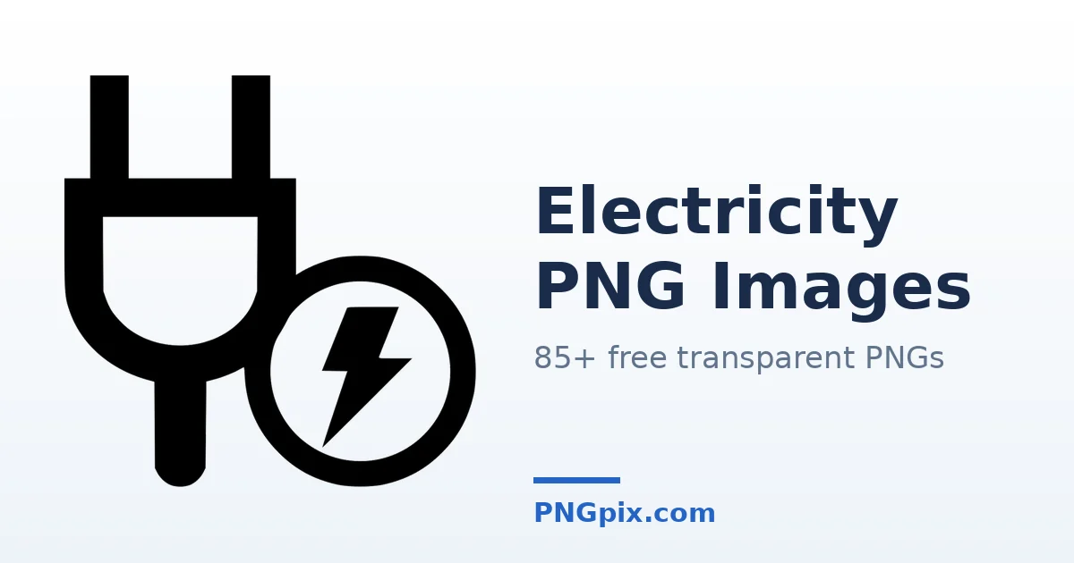 Electricity PNG images