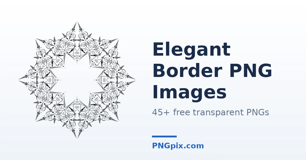 Elegant Border PNG images