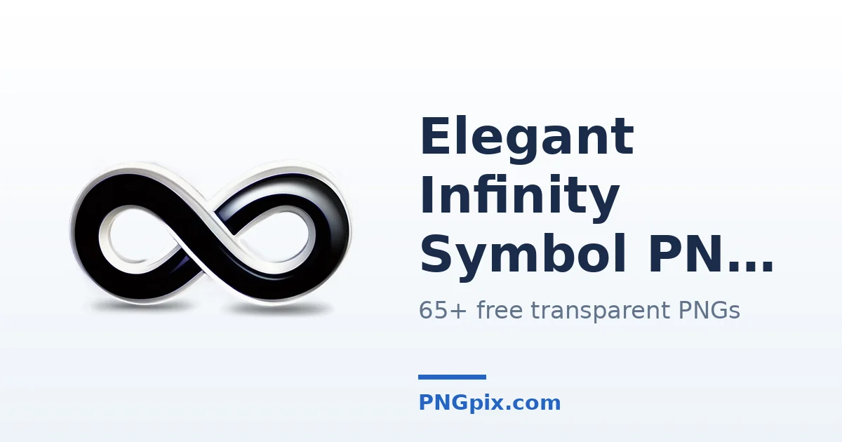 Elegant Infinity Symbol PNG images