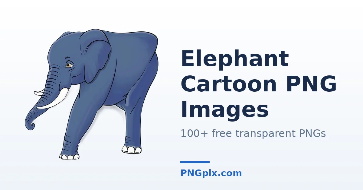 Elephant Cartoon PNG images