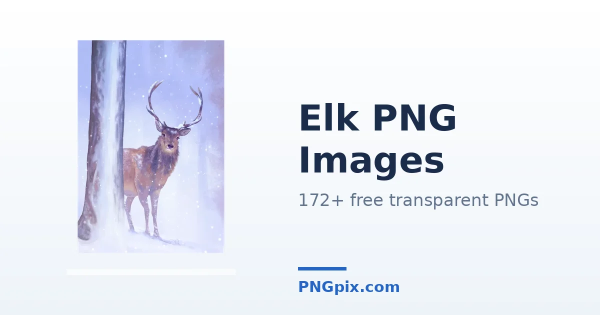 Elk PNG images