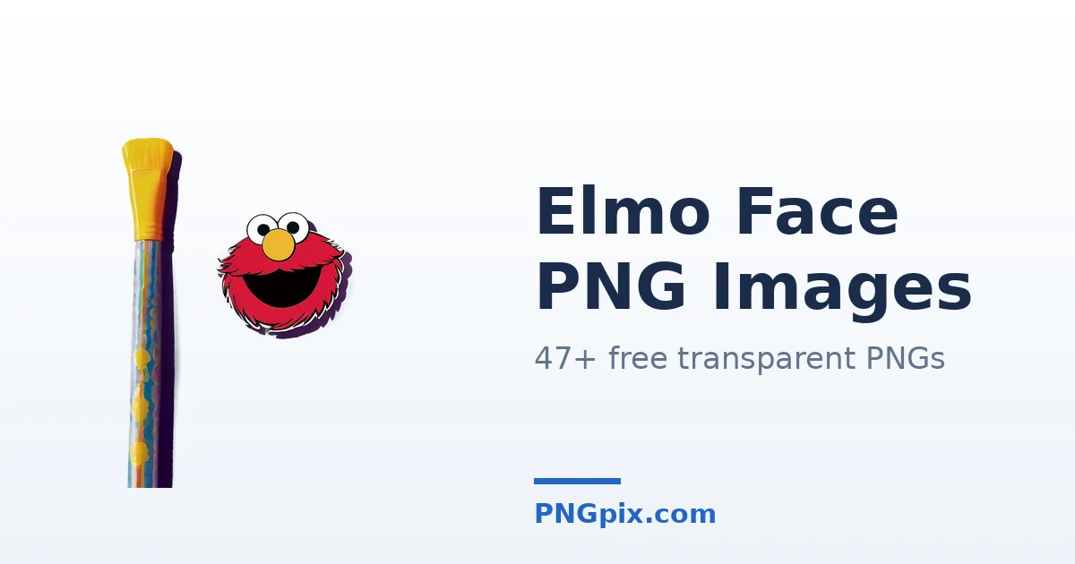 Elmo Face PNG images