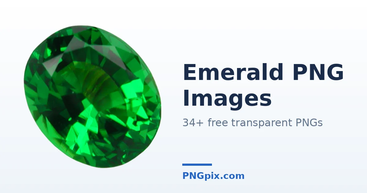 Emerald PNG images