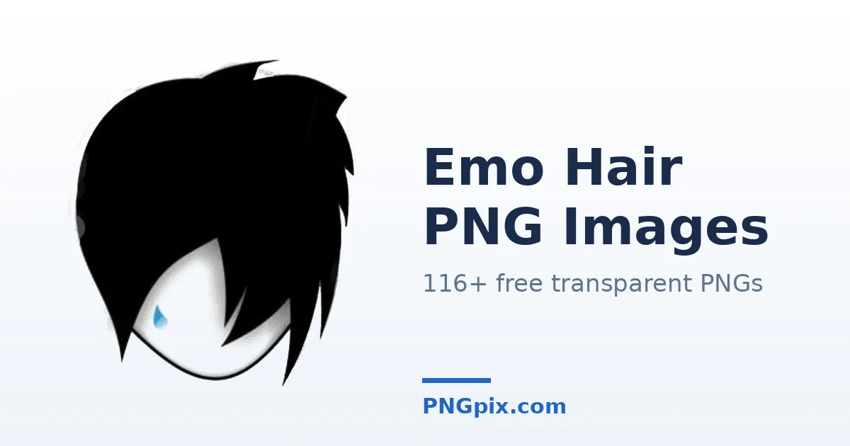 Emo Hair PNG images