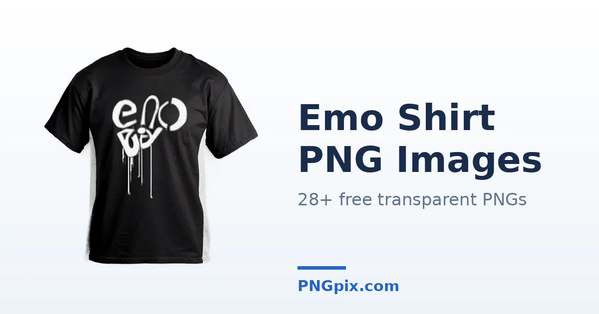 Emo Shirt PNG images