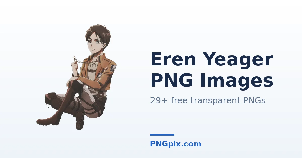Eren Yeager PNG images