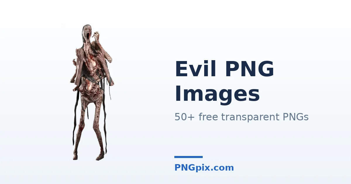 Evil PNG images