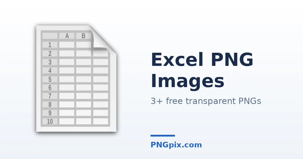 Excel PNG images