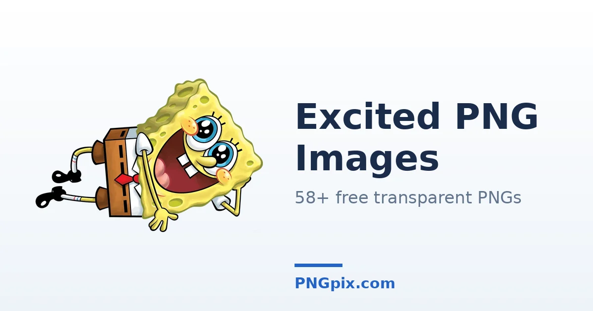 Excited PNG images
