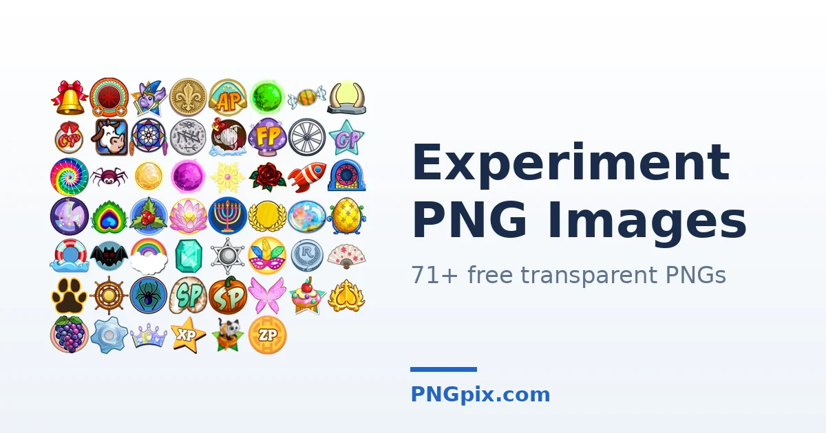 Experiment PNG images
