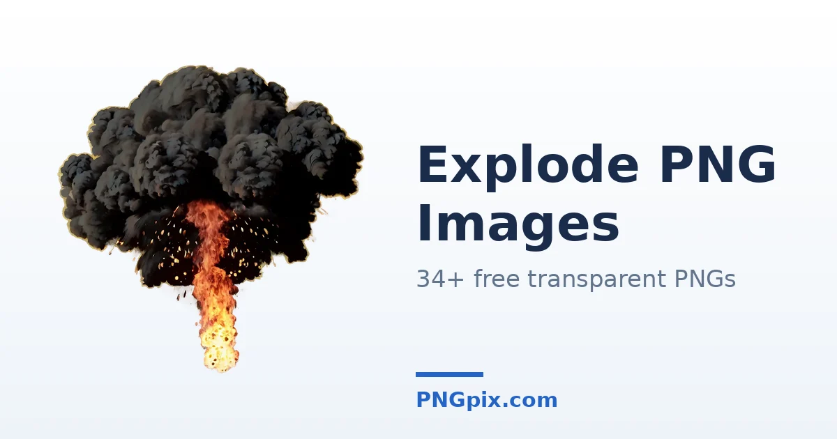 Explode PNG images