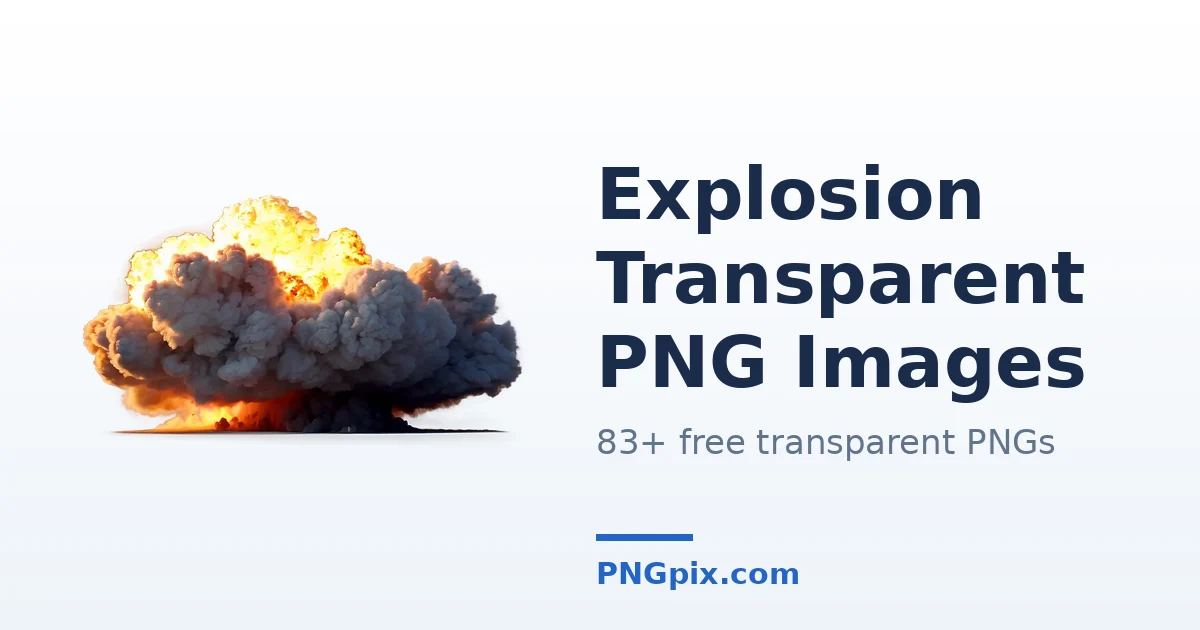 Explosion Transparent PNG images