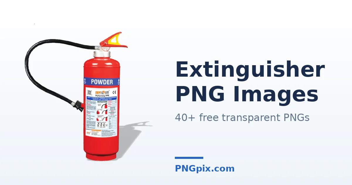 Extinguisher PNG images