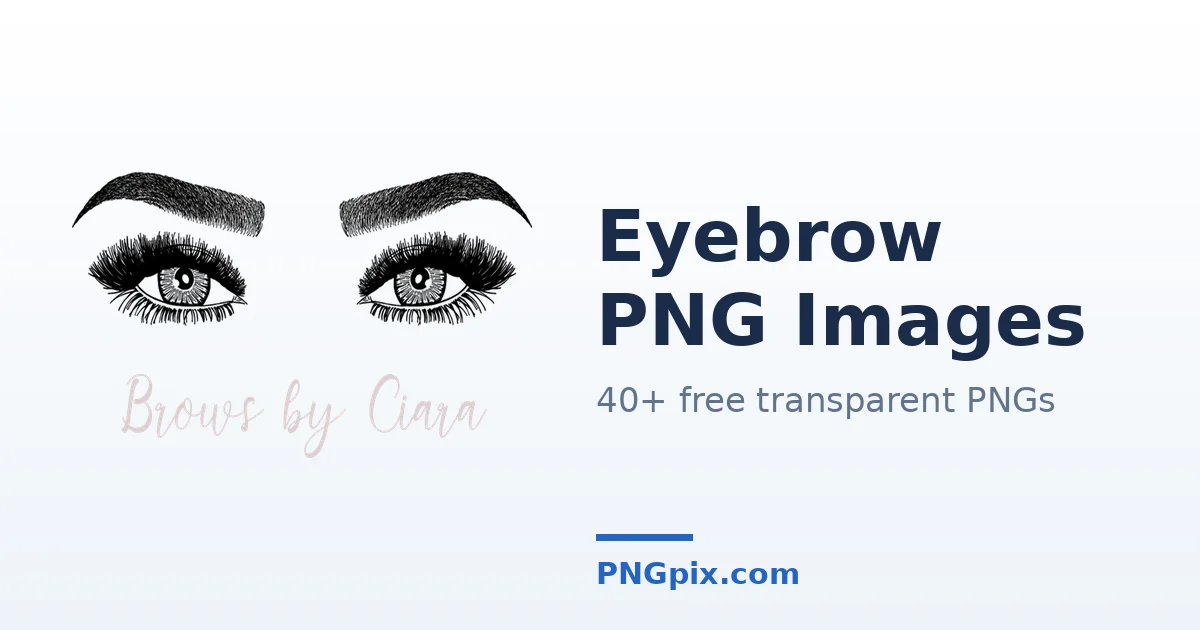 Eyebrow PNG images