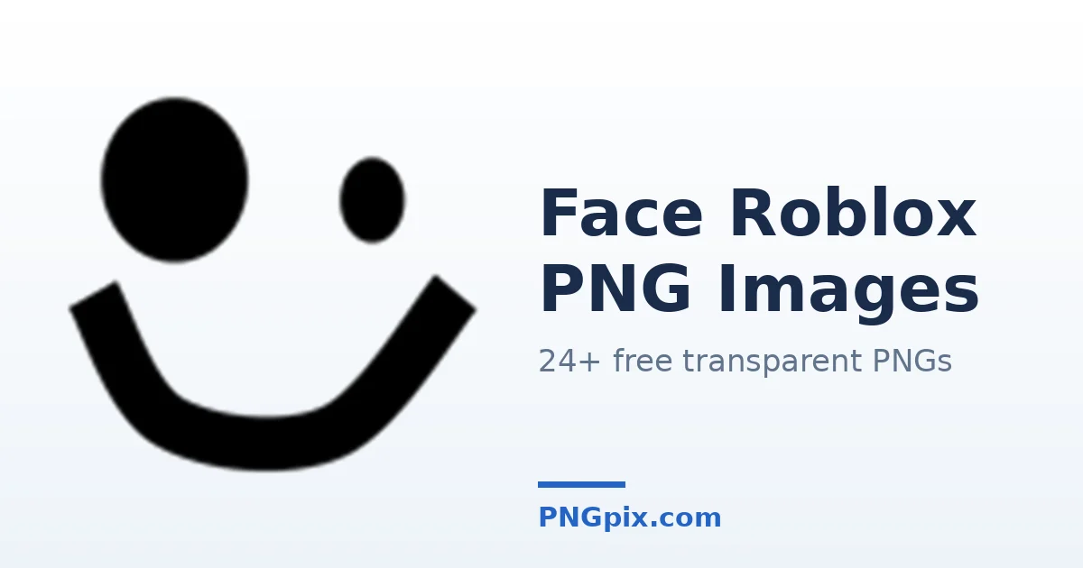 Face Roblox PNG images