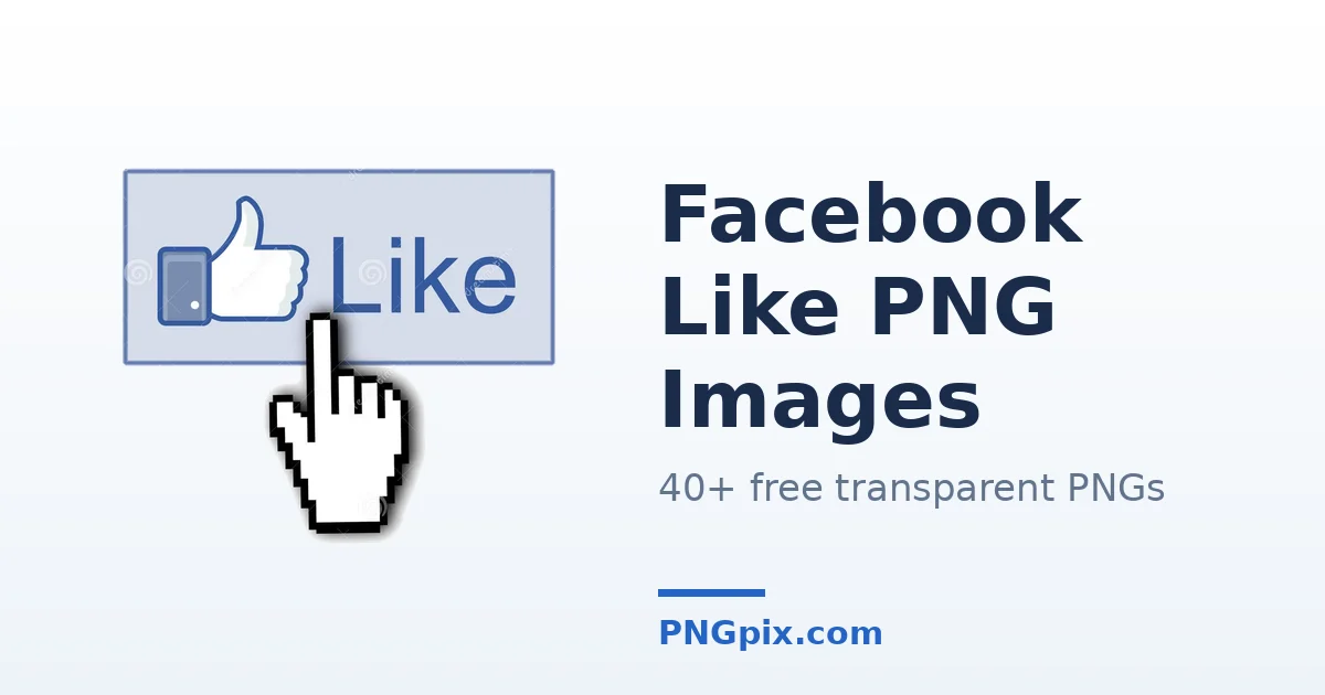 Facebook Like PNG images