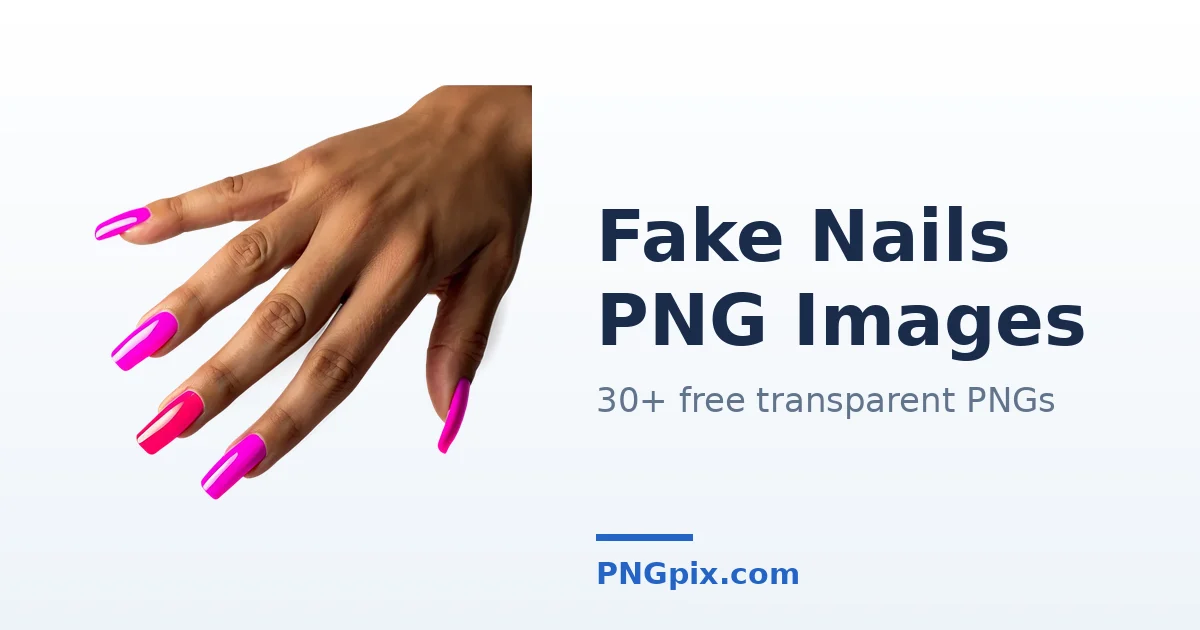 Fake Nails PNG images