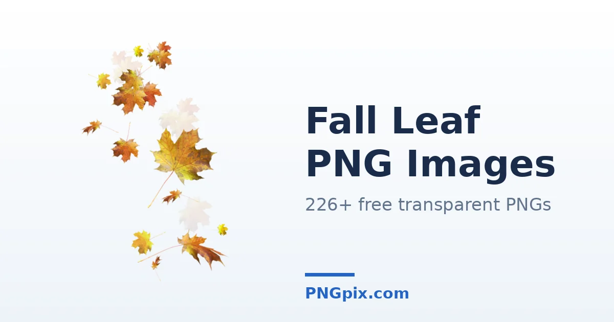 Fall Leaf PNG images