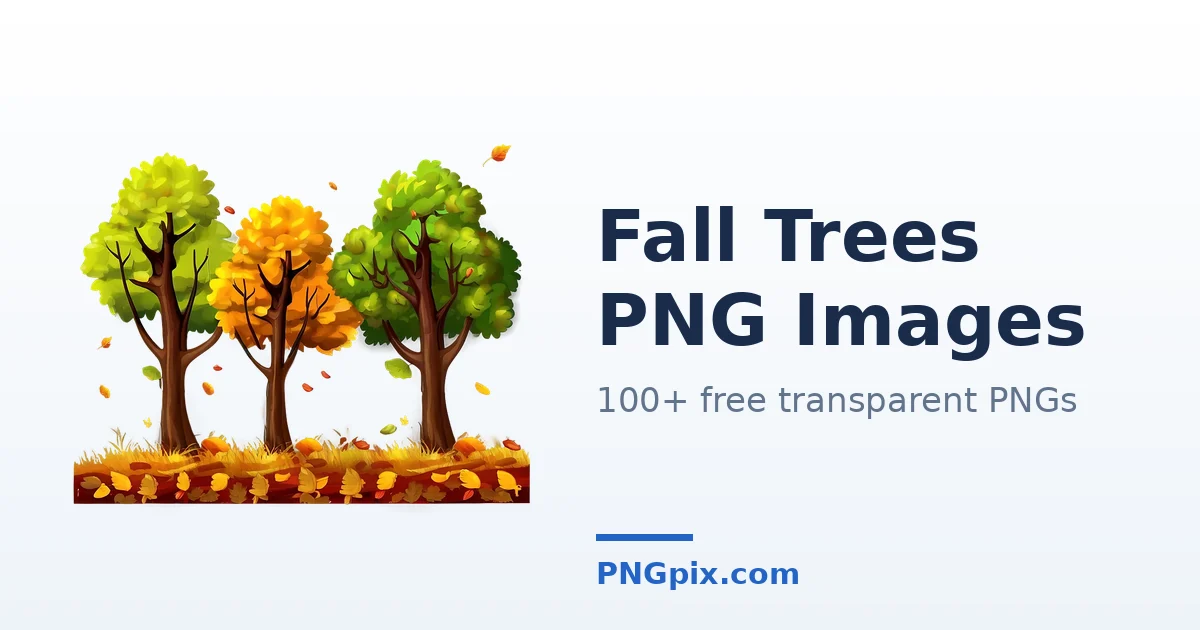Fall Trees PNG images