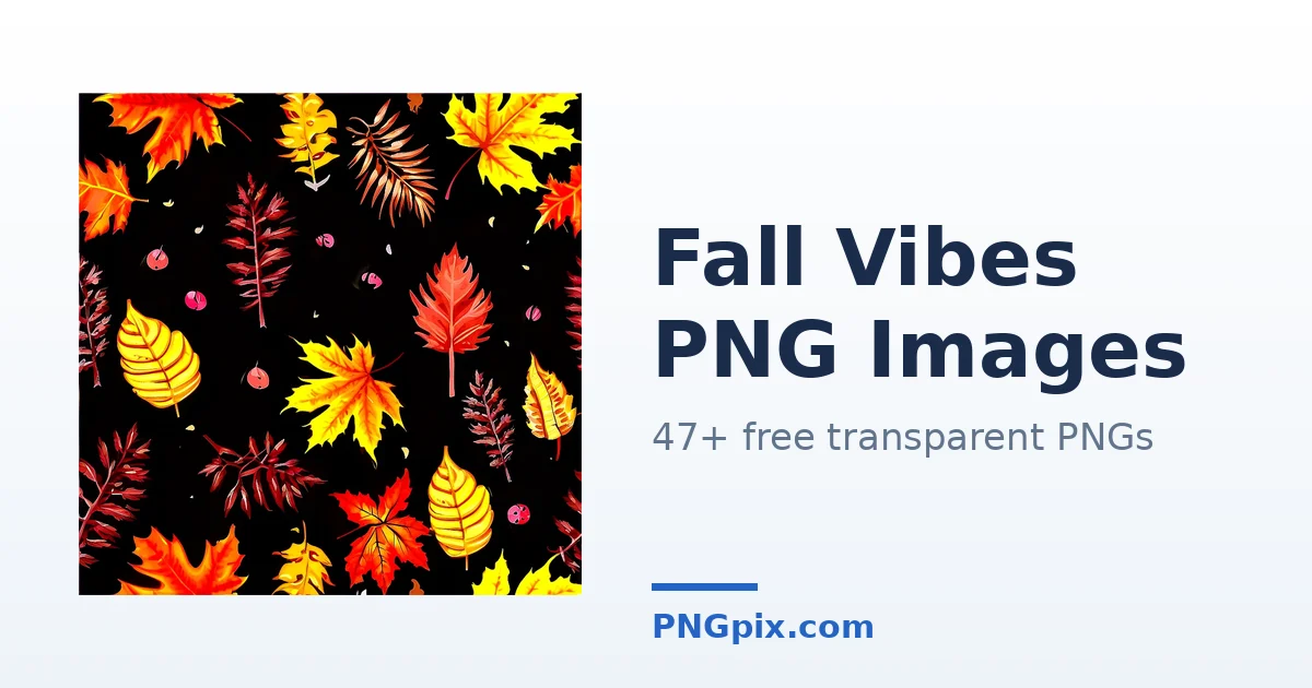 Fall Vibes PNG images