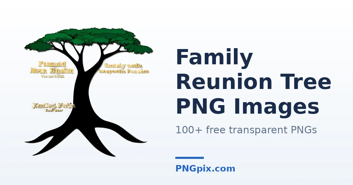 Family Reunion Tree PNG images