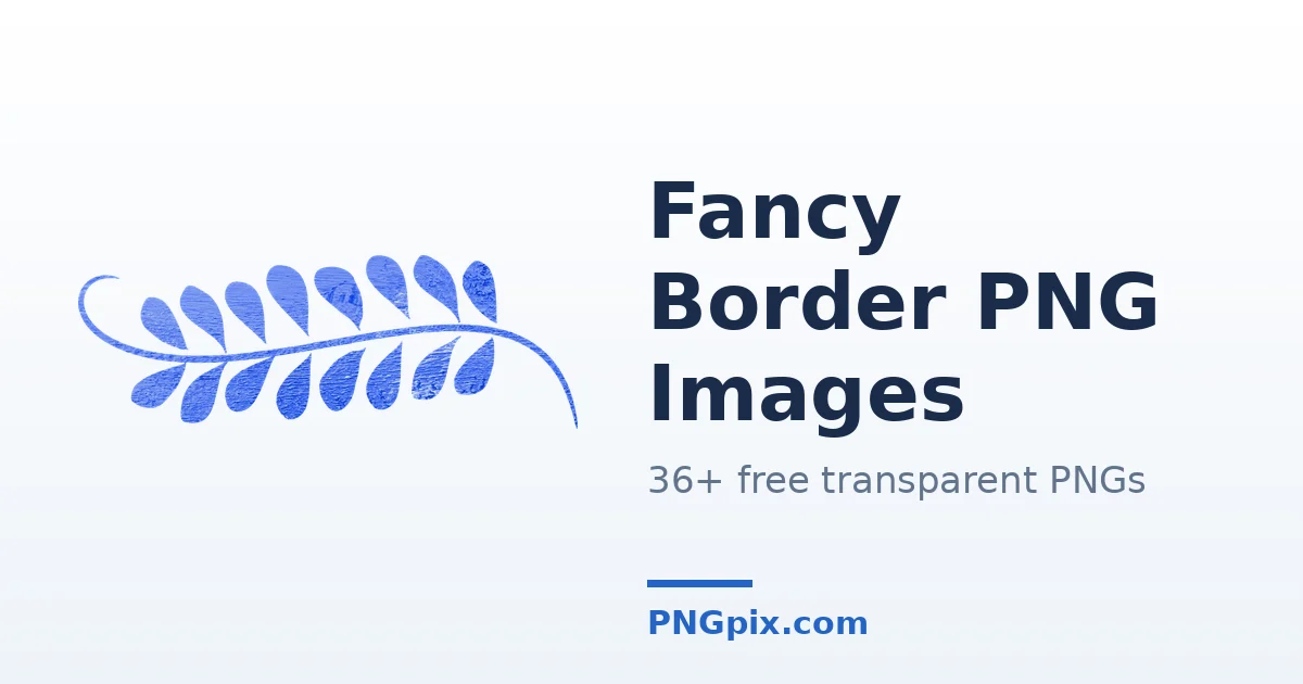 Fancy Border PNG images
