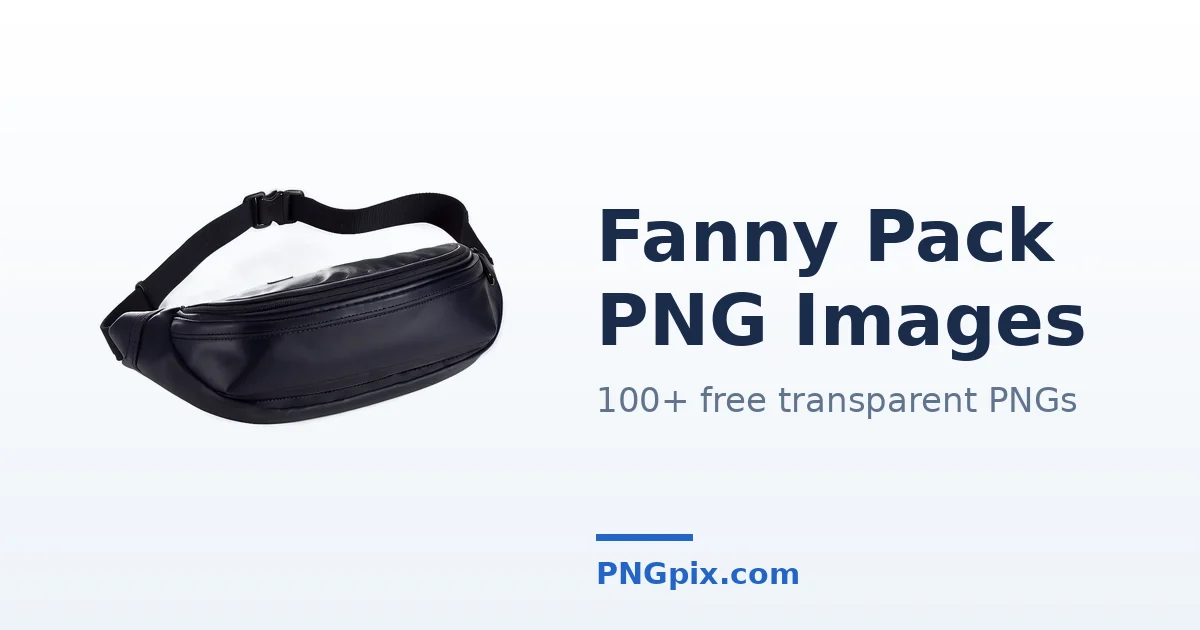 Fanny Pack PNG images