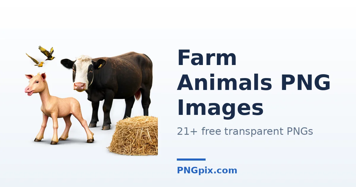 Farm Animals PNG images