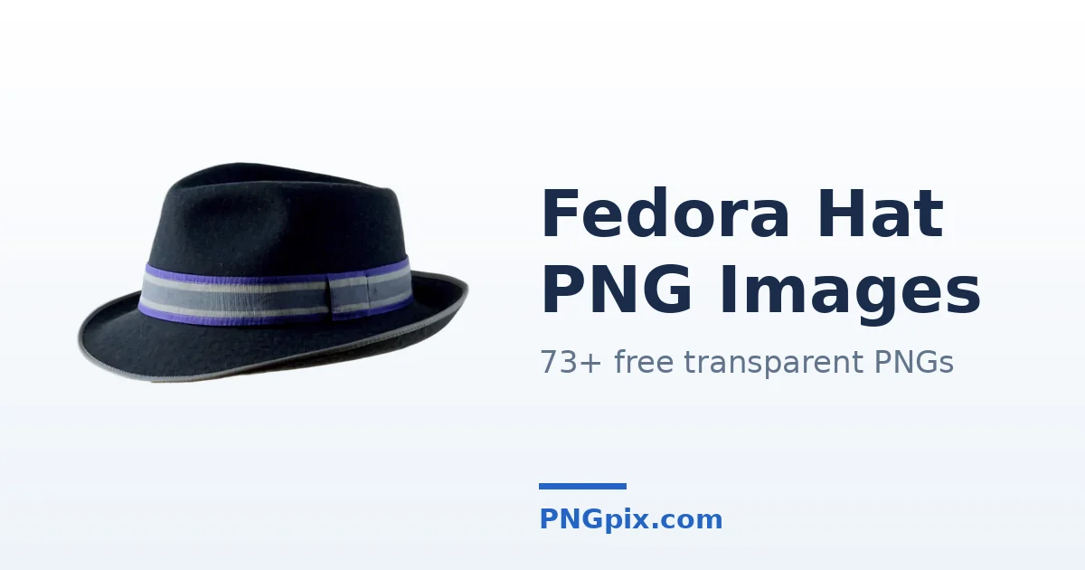 Fedora Hat PNG images
