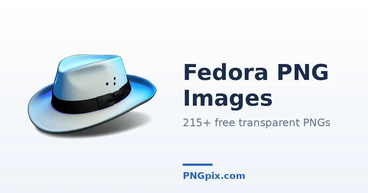 Fedora PNG images