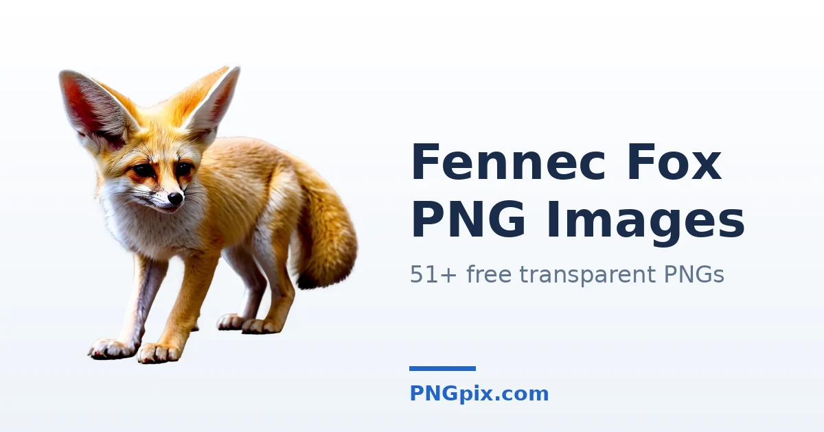 Fennec Fox PNG images
