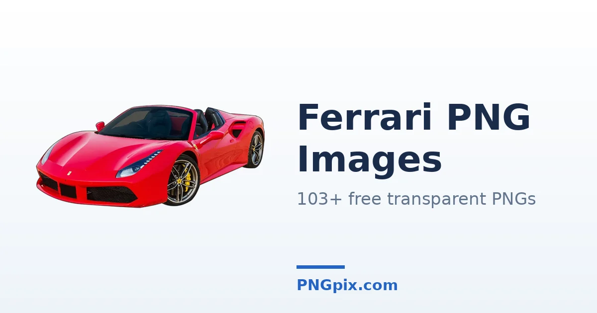Ferrari PNG images