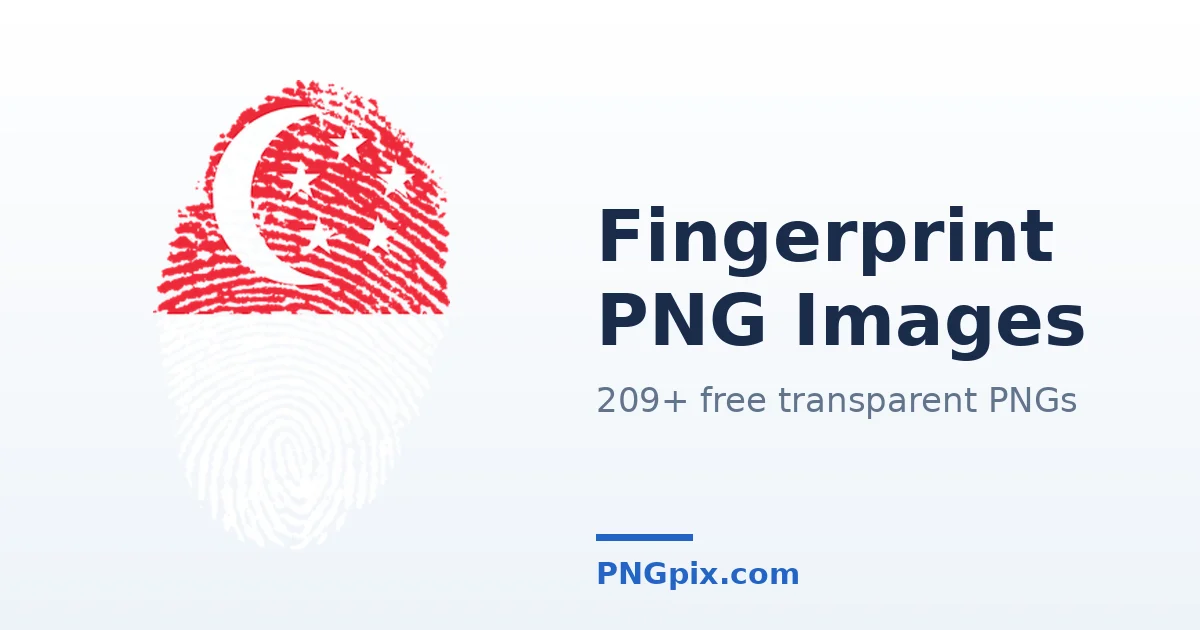 Fingerprint PNG images
