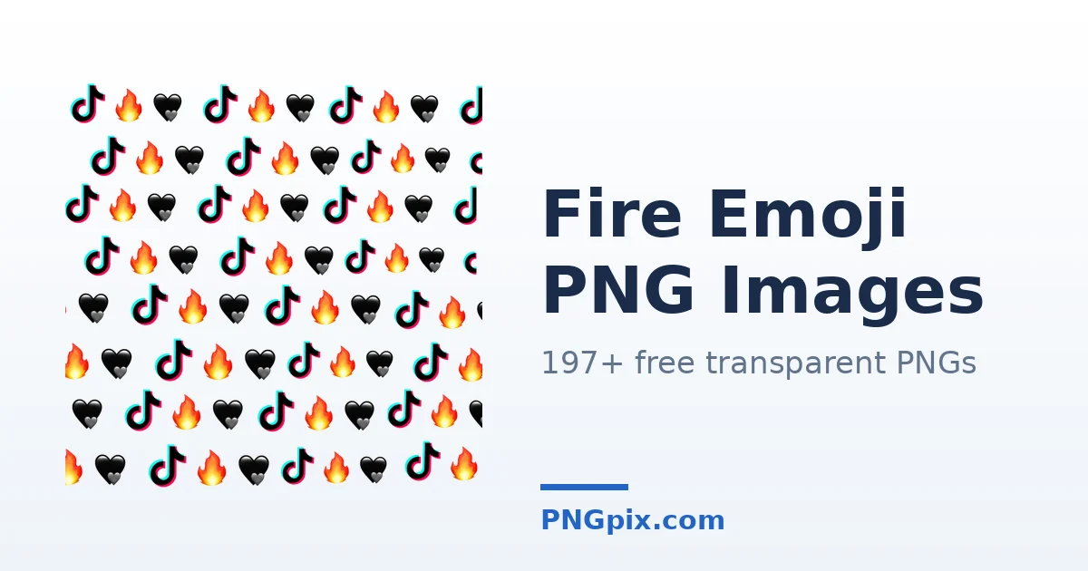 Fire Emoji PNG images