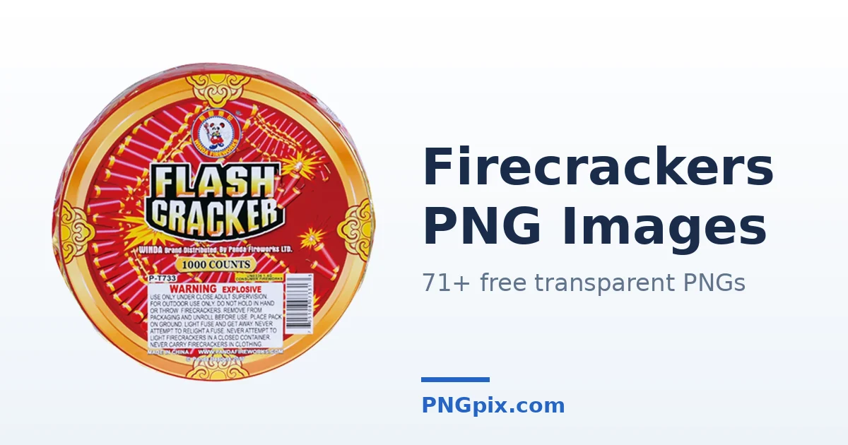 Firecrackers PNG images